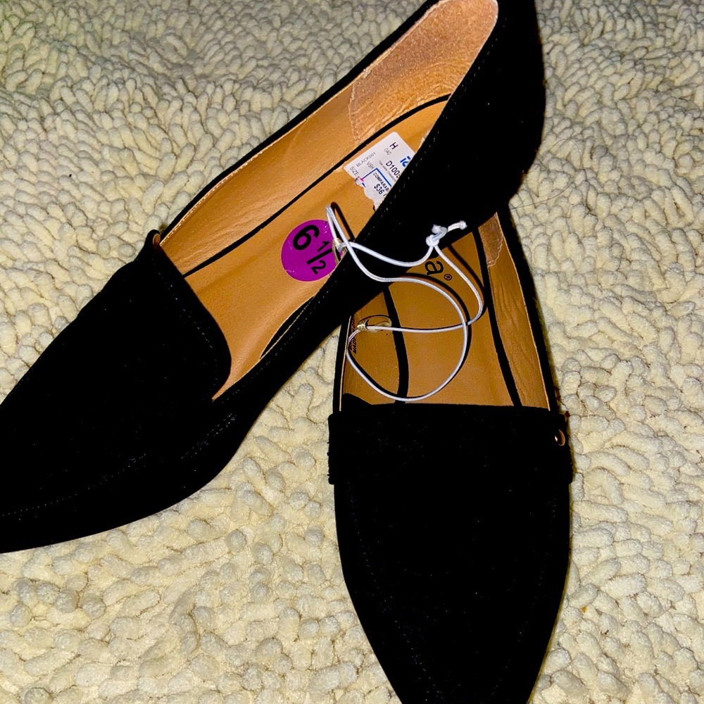 Diba black dress shoes NWOT